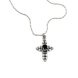 Brighton Blue Cross Pendant Necklace - 4978